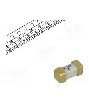 0448.062MR Fuse: fuse; 6.1x2.69x2.69mm; ceramic; SMD; 62mA; 125VAC; 125V; 448 GfanbJo9RtB7pcZj7mPLPWF0VL5lkRvpUJi4f1K9-kg