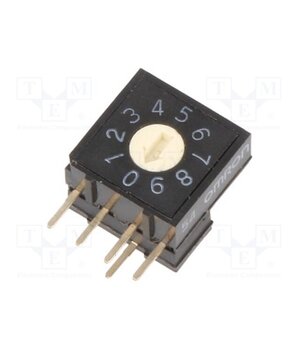 A6RV-101RF Encoding switch; DEC/BCD; Pos: 10; THT; Rcont max: 200mΩ; A6RV 5dZsx0F_Pc3zFoXK-jA0KMCqfqXHGl4YJ7n0hEm3oiA