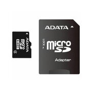 ATMINTIES kortelė micro SD 16GB A-DATA,  su SD adapteriu,  Class 4