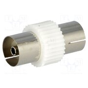 11536 Coupler; straight; coaxial 9.5mm socket,both sides 2rNfKhsJji65msrbvnlEUmd5-7rtS_T8tR0Qmohu2tc