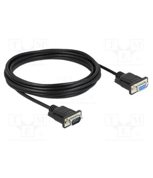 86598 Cable; D-Sub 9pin socket,D-Sub 9pin plug; PVC; Len: 5m; black MSH63yn6VbbZahePtwAvNxqfpM5rH7wXpiwBs2M7Aww