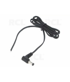 DC kabelis 2,5/5,5 mm leņķveida spraudnis, 2x0,5 mm², 1,5 m

 CKA456K.jpg