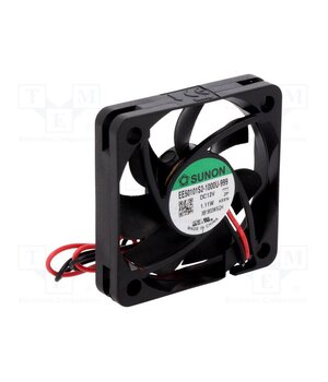 EE50101S2-1000U-999 Fan: DC; axial; 12VDC; 50x50x10mm; 18.59m3/h; 25.6dBA; slide; 26AWG SI_CWSp1M5bxxVy_jwXYhj5qOwlp7F2Uy61EB2YjruA