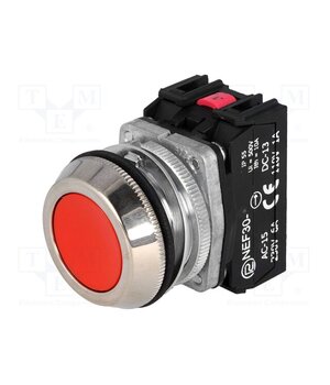 NEF30-KCXY Switch: push-button; 30mm; Stabl.pos: 1; NC + NO; red; IP56; NEF30 GAJR-_oCCu113nOIBSr9b8gdLZVDK4N6Ave-EF-pYcY