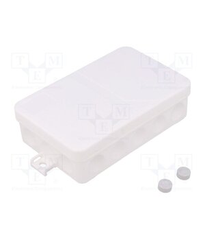 34861601 Enclosure: junction box; X: 85mm; Y: 130mm; Z: 37mm; IP55; white; 2K Hu6Ifxd8ZbvuojDAsAsHpt5B4GimUzDkD-O-Sb1fIKk