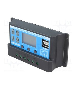 3IPSSOLU30 Charging regulator; 30A; -20÷55°C; Features: digital display MEarUYTLLzu7b66XavyvQZsl3s269KEmikTSB6uul1c