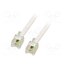 93065 Cable: telephone; RJ11 plug,both sides; 15m; white; Core: CCA Qiv5Do-GAvlYMIAbEK_Lzt9r87ZCRbwoZPDWODVff6M