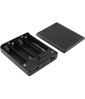 BATERIJU TURĒTĀJS 4xR6, slēdzis, USB ILAB18USB+1.jpg