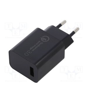 QC 3.0 Charger: USB; Usup: 100÷240VAC; 5VDC,9VDC,12VDC; Out: USB; 3A; 18W NCYskI0nLwAxYcvXjjMa53tgUBo89HhqfACboqNvQNo