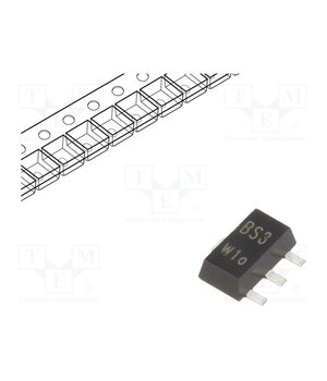 BST62,115 Transistor: PNP; bipolar; Darlington; 80V; 1A; 1.3W; SC62,SOT89 CdFbzgPtOWZa4euyuuXzbDQq_1m8uPtiNBjhap6jvWo