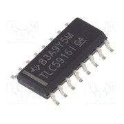 TLC5916ID IC: driver; LED driver; SO16; 20V; Ch: 8; thermal protection; 120mA q64pGtW1E6xnHzHNfqW1qkY9awGVw8fzdY3Y0Ux6aVg