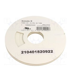 HSS 0.8-2.4 EL W13M Heat shrink sleeve; glueless; 3: 1; 2.4mm; L: 13m; white iVlM74W2dmSwcLizDBucE0VsT0LatWWdE_zBD44haIs