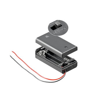 BATERIJU TURĒTĀJS-KORPUSS 2x AA / 2x R6 baterijām ar slēdzi

 ILAB11DJ.jpg