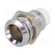 SMB1 129 LED holder; 8mm; chromium; metal; concave; with plastic plug i6I2-FMqvKwdckTSn0Pw67Wzslx8aimqX_M68RE3rB4