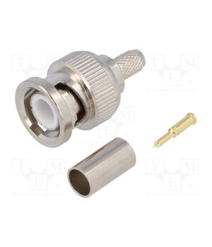H3101A COPPER 1,1MM PIN Connector: BNC; plug; male; straight; 50Ω; crimped; for cable xaQEf7BqBLTYk3ewaaGJch_bNmcx_C6osq4_Xs6hKCk
