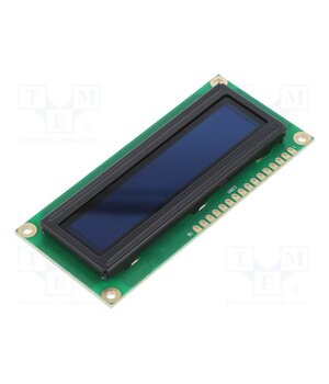 REC001602AWPP5N00100 Display: OLED; alphanumeric; 16x2; Dim: 80x36x10mm; white; PIN: 16 AlJlrIIBXYwQFtnGOWdkQi2hjQtbU1CI7OVA8jsFKew