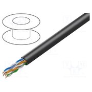 7965PE.00100 Wire; U/UTP; 4x2x23AWG; 6; wire; Cu; outdoor; Insulation: PE; black Ye7A9GbgiFFgWUAmuo6EWI-E3SjS6TzVufIhBoaO0x0