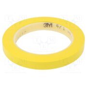 471-12-33/YE Tape: marking; yellow; L: 33m; W: 12mm; Thk: 0.13mm; 2.5N/cm; 130% 1_KGCcKW53cp59d2gE_0540aPVNb5_ThDFgp5GPUJEI