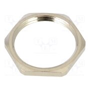 166-50114 Nut; PG21; brass; Thread: PG; Plating: nickel; -100÷300°C tzxSl4FzLdyybPeYWCkQQVP4rPif5apXUK1iGRIdfRQ