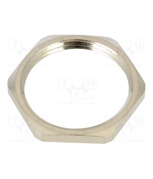 166-50114 Nut; PG21; brass; Thread: PG; Plating: nickel; -100÷300°C tzxSl4FzLdyybPeYWCkQQVP4rPif5apXUK1iGRIdfRQ