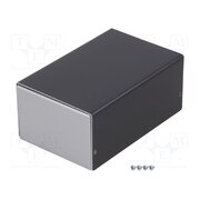 382.18 Enclosure: with panel; X: 104mm; Y: 160mm; Z: 69mm; aluminium; silver G1TPyfFPqrPI3kNzhsGqZXeC0gIRfB1xPhfr1EcKUxY