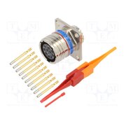 D38999/20FC98SN Connector: military; socket; female; PIN: 10; straight; crimped ZhXsYLf9NbDPAKYH61FWbMmWFruCMi8zzS38vAPn0H4