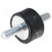DVA.1-15-8-M4-10-55 Vibration damper; M4; Ø: 15mm; rubber; L: 8mm; Thread len: 10mm; 230N UJjdG_h_ZIZ9LxFGfkR7PLZFq42z2tdOWhLAN13PQUo