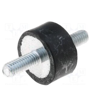 DVA.1-15-8-M4-10-55 Vibration damper; M4; Ø: 15mm; rubber; L: 8mm; Thread len: 10mm; 230N UJjdG_h_ZIZ9LxFGfkR7PLZFq42z2tdOWhLAN13PQUo