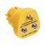 TM10 Earthing plug; ESD; yellow; 1MΩ tJEiyKi6EpQ2qv7imAZD1LnQzDdqUgWXChJjzrUuqAc