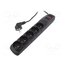 ACAR F5 1.5M BLACK Plug socket strip: protective; Sockets: 5; 230VAC; 10A; black E3qUevm2EY6sWKiWswv7s5AEh_zKAqdgbxejpwdCR7E