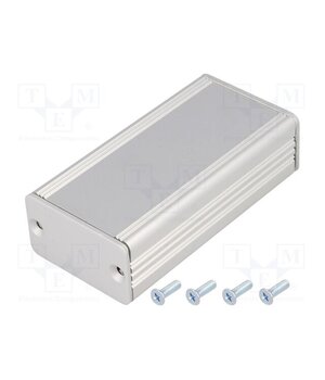 AKG 41 24 80 ME Enclosure: with panel; AKG; X: 41mm; Y: 80mm; Z: 24mm; aluminium; grey 9Sdznk5qj9jJxePXGxT5Hav-8dfHYoi8HquNSNMneIE