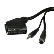 CABLE SCART>>3.5mm STEREO +SVHS, 1.5m