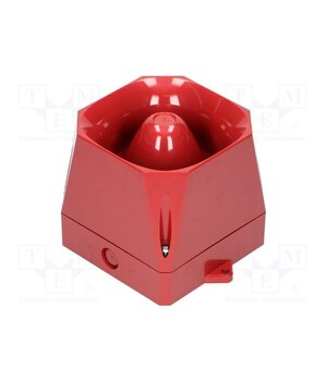 AS/M/S/9-60V/R Signaller: sound; siren; 9÷60VDC; 108dB; Asserta Midi; IP66; red PRcsFTWp7ky4tOK7iGFeTE8SdEOUVF_mEeSVpGAr7Yc