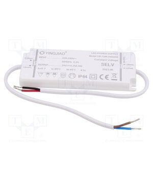 YSL12M-2400250 Power supply: switching; LED; 6W; 24VDC; 250mA; 220÷240VAC; IP44 CvRm9WcG3a7Ntx0a6q6ymiuHd12-58mnzeQQdarntoI