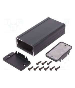 1457C1202EBK -AS Enclosure: shielding; X: 59mm; Y: 120mm; Z: 31mm; aluminium; black lHwHiPENd8BQ9jcdnbLK-VjxCIHcJm9W1Wyod2AE2Zc