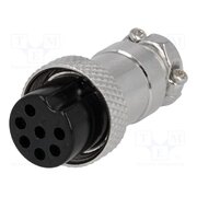 MIC327 Connector: microphone; plug; female; PIN: 7; for cable; straight BJdBYJweDGcFH48jPR8PEyYgxk-7Zet9jN9tjrS3fuM