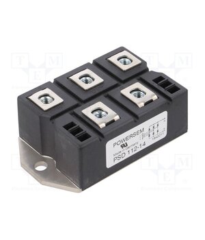 PSD 112/14 Bridge rectifier: three-phase; Urmax: 1.4kV; If: 127A; Ifsm: 1.2kA rd1NzQQK0BMDCd8DwbGGrY5NsD-joM2PnUS0Bj0Nr1c