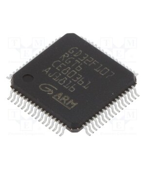 GD32F107RGT6 IC: ARM microcontroller; LQFP64; 96kBSRAM,1024kBFLASH; 3.3VDC UV7xuD9KHklZ6a3ePFCSsoGFYxmPQIEoeIp65IkCdps
