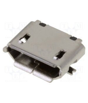 207A-BBA0-R Connector: USB B micro; socket; SMT; PIN: 5; USB 2.0; gold-plated m-0rDyB_AJeXRW9844laZT5jfDkwgiOSvElLyPT_YfU
