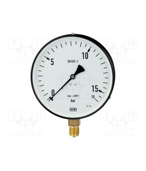 12231550 Manometer; 0÷10bar; Class: 1.6; 100mm; Temp: -25÷60°C; IP50; steel qIRhHlhPfJNUPBJqBTU4fYmPlE6Q4Sl917cNHqsVio0