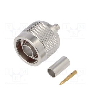172214 Connector: N; plug; male; straight; 50Ω; crimped; for cable; PTFE vjtBLeS8zDTLFN01PbjfxI00g--Ikvvt3xTUd1niewE