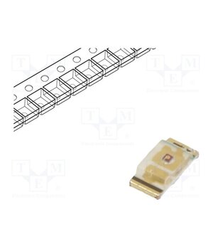 19-217USRC/S259/6T LED; red; SMD; 25÷80mcd; 1.75÷2.3VDC; 1.6x0.8x0.4mm; 120°; 10mA njoChrsodAu8nMuAbbqpwVCBUy6OzzHQygiGUVdOD7s