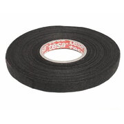 INSULATING TAPE black 9mmx25m, textile with texture