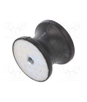 DVC.3-70-45-53-M12-70 Vibration damper; M12; Ø: 70mm; rubber; L: 53mm; H: 12mm; 2894N; DVC.3 VRhLN0KZmhjjsxrqqQa2pnNhlBULQtsu1TSjoGynXOo