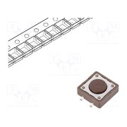 TL3300DF160Q Microswitch TACT; SPST-NO; Pos: 2; 0.05A/12VDC; SMT; 1.57N; 4.3mm M5kDwDUMdEm2bhI3P7opLQ1iGczgmm6nt-zpMxh1h6Y