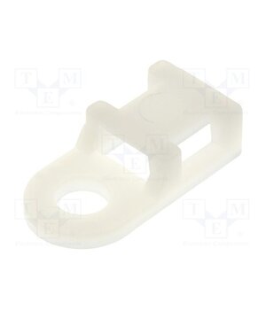 FIX-TH-4 Holder; screw; polyamide; natural; Tie width: 4.95mm; Ht: 4.95mm vfzGyyWeTE8HN2DlZhCorYRgEhmKqS61GT4xmgFmWkQ