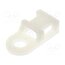 FIX-TH-4 Holder; screw; polyamide; natural; Tie width: 4.95mm; Ht: 4.95mm vfzGyyWeTE8HN2DlZhCorYRgEhmKqS61GT4xmgFmWkQ