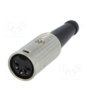 600-0500 Connector: DIN; plug; female; PIN: 5; 180°; straight; for cable; 34V K4iXBo_lmpLEmUY23hzy6e6gRjeKsUOwnKWupAMEg6k