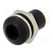 SMR 1089 LED holder; 5mm; metal; convex; with plastic plug; black JWbzPxBkP2jTCY4CZID9eEYZXIWscRzNc-m27ROIaPA