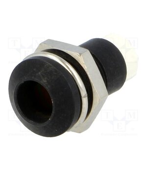 SMR 1089 LED holder; 5mm; metal; convex; with plastic plug; black JWbzPxBkP2jTCY4CZID9eEYZXIWscRzNc-m27ROIaPA